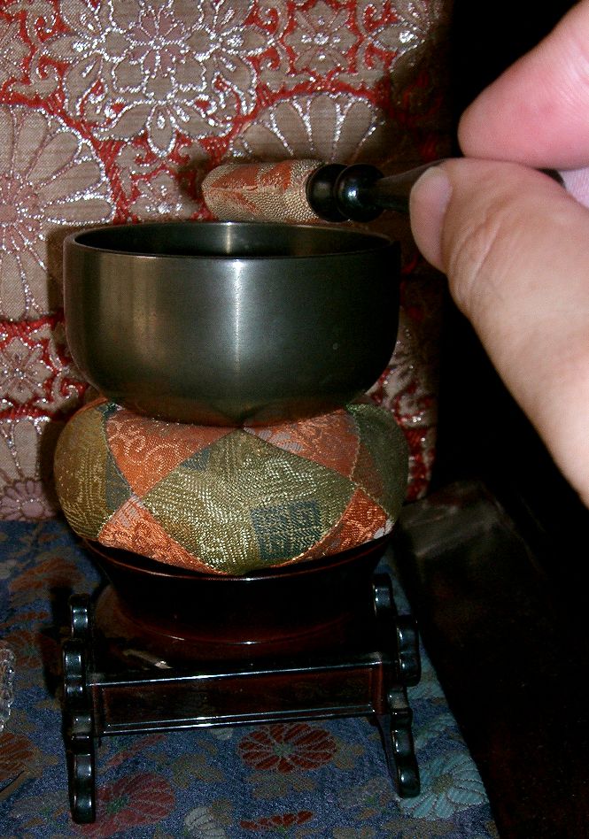 Tibetan singing bowl — a traditional instrument used for sacred sound meditation