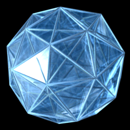 Animated rotation of the 4D 600-cell