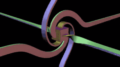 Animation of the belt trick demonstrating spinor behaviour