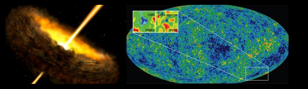 Map of the CMB sky showing the anomalous cold spot