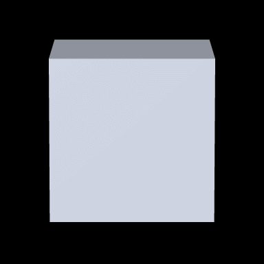 Animated transformation of a cube into the Rhombic Triacontahedron