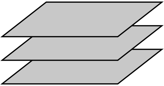 Two parallel planes