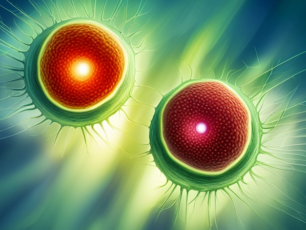 Cell division following a doubling sequence