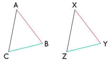 Corresponding lines in similar triangles