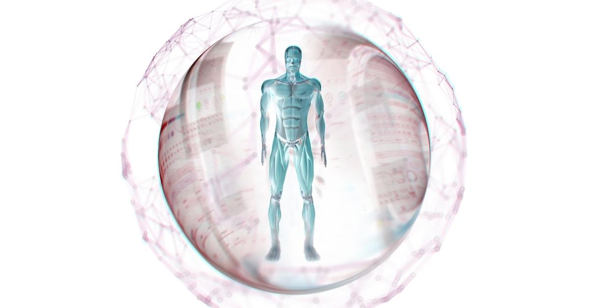 body in a bubble