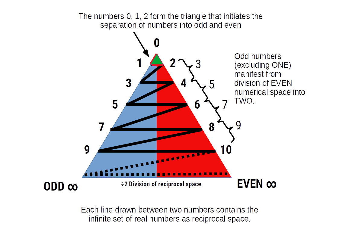 dividing even numbers creates odd numbers