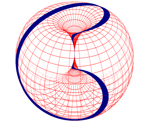 half spin example of the electron torus